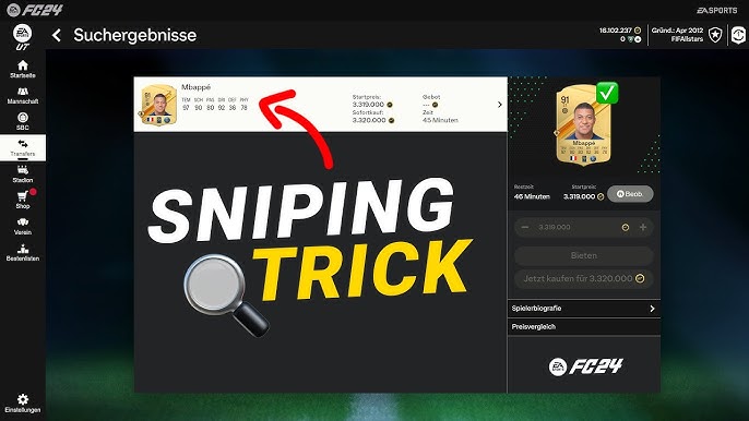 Trying making coins by sniping. How do I avoid web app market soft ban? :  r/EASportsFC