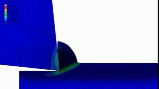 Abaqus CAE orthogonal cutting, Displacement based Damage evolution, Heat Flux