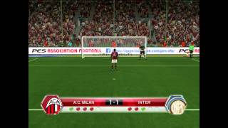 Download lagu PES 2014 - INTER VS AC MILAN PENALTY SHOOTOUT (PENALES) HD
