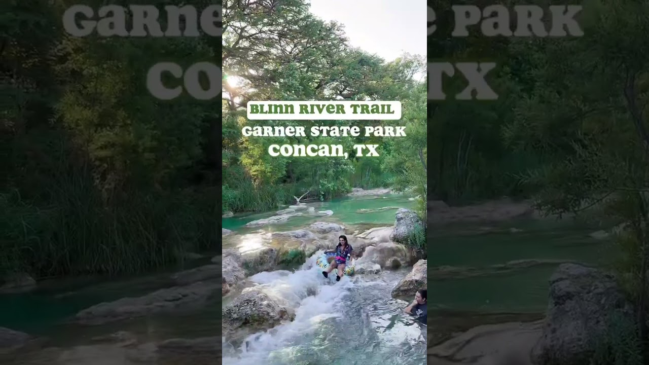 Nature’s bliss in Blinn River Trail at Garner State Park Concan, Texas! 