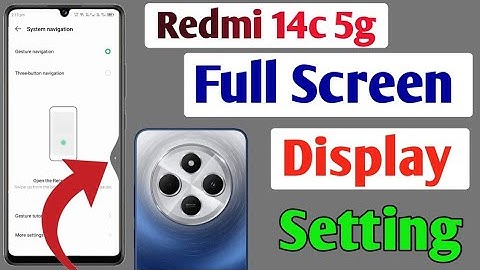 Redmi 14c 5g full screen mode settings | How to use full screen display in Redmi 14c 5g
