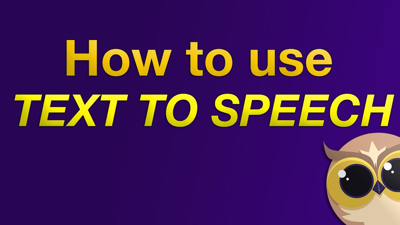 Text to Speech Extension for Chrome - Helperbird - YouTube