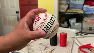 How to Embroider a Baseball - Step by Step Video! Embroidering for Beginners!
