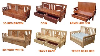 The Latest Collection Models Of Wooden Couch Cum Bed | Do Go 24H