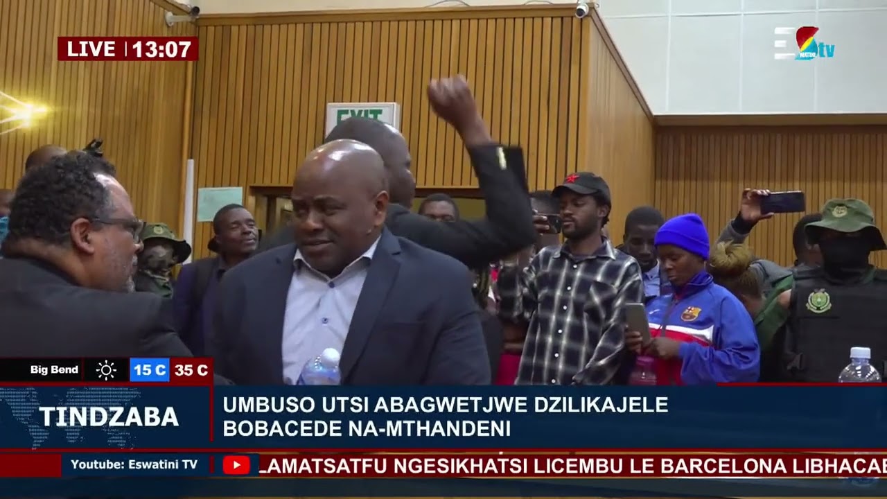 Bacede and Security clash after Court Appearance