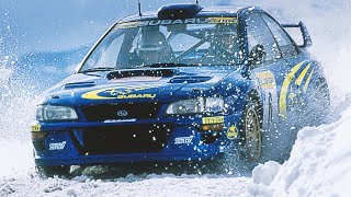 Juha Kankkunen & Richard Burns testing Subaru Impreza WRC  with pure engine sounds