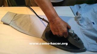 Cómo planchar ropa - Planchando una camisa