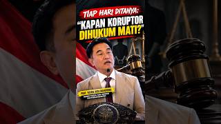 Kapan Koruptor Dihukum Mati? Ini Penjelasan Menko Yusril!