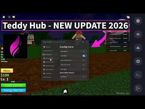NEW UPDATE! Teddy Hub Script NO KEY 🔥 Blox Fruits 2026