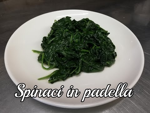 Spinaci in Padella ... 5 Minuti e sono pronti