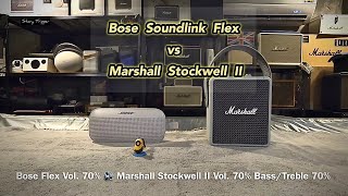 Bose Soundlink Flex vs Marshall Stockwell 2