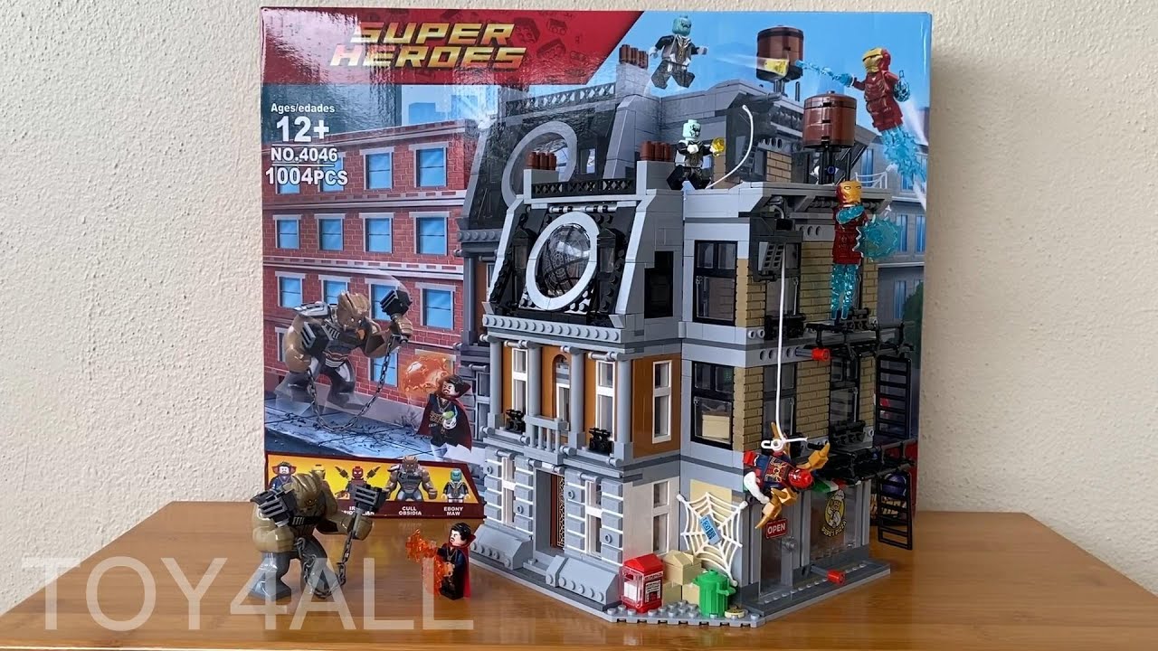 SUPER HEROES SANCTUM SANCTORUM SHOWDOWN 76108 LEGO COMPATIBLE BUILDING BLOCK