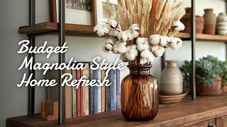 🍂 ديكور خريفي مستوحى من Magnolia Home: تجديد غرفة المعيشة بميزانية اقتصادية وألوان ترابية دافئة screenshot 5
