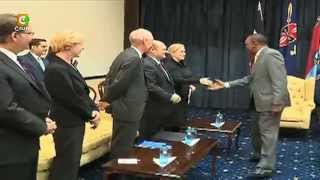 President Kenyatta Meets US Senators