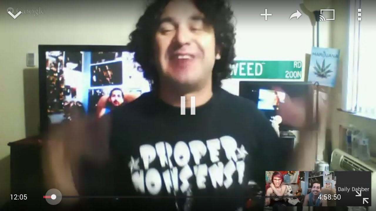 Google+ Hangout with Glob Mob Official and Friends (internet smoke session)