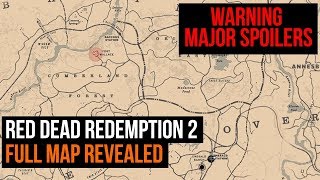 Red Dead Redemption 2 - Full in-game Map