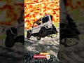 🌋 Lava tests vs Giant Lava Pit – BeamNG.drive 01 #beamng #shorts #beamngdrive #car #usa #viral
