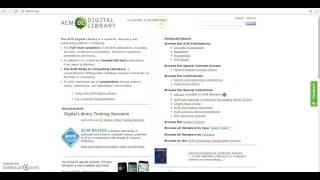 advanced search on acm digital library and summon