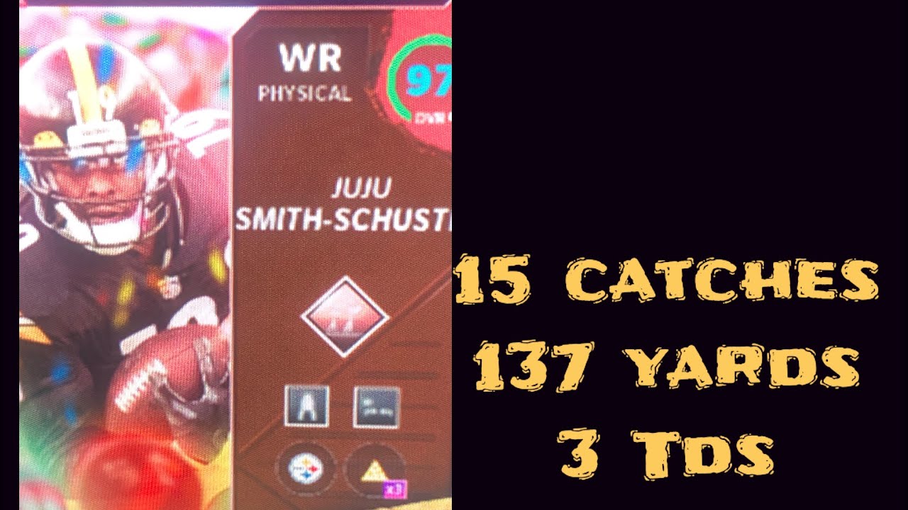 Sugar Rush Juju a problem 3TDs! In a comeback win Steelers Theme team Madden 21