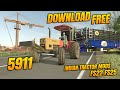 FS25 | Sidhu Moose Wala 5911 Tractor Mod | Realistic Farming Simulator 25 Gameplay