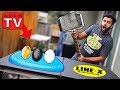 I Bought A PILLOW That Makes Any Egg UNBREAKABLE!! (LINE-X EGG EXPERIMENT)