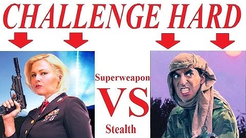 🔴 C&C Generals Zero Hour - Challenge Hard - 5 - Superweapon vs Stealth 🔴
