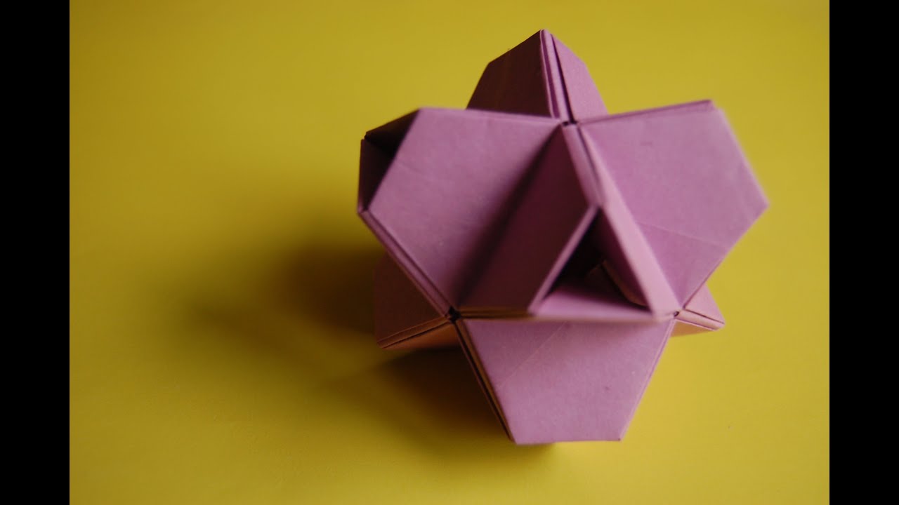 Origami Modular Kusudama ver.2  Кусудама  оригами