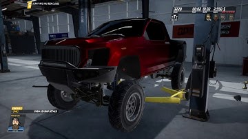 Diesel Brothers Truck Building Simulator -  installing new tires on  - auction truck series part 5