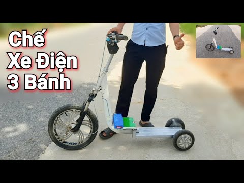 Chế Xe Điện 3 Bánh Mini - V1