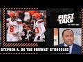 Stephen A. blames OBJ & Baker Mayfield’s chemistry for the Browns’ struggles | First Take