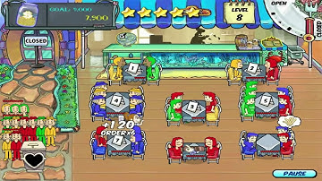 Diner Dash - Level #28 - Go with the Flo Fine Seafood Dining VIII