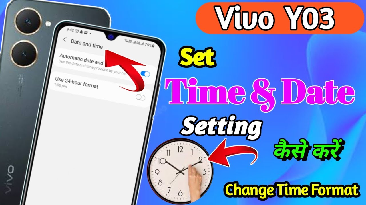 how to set date and time vivo y03,vivo y03 date and time kaise set ...