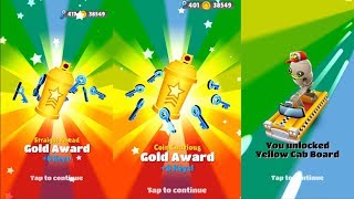 Coin Cautious Gold Award on Subway Surfers!