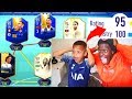 8 YEAR OLD KID TOTS 195 RATED FUT DRAFT!! LITTLE BROTHER FUT DRAFT CHALLENGE (FIFA 19)