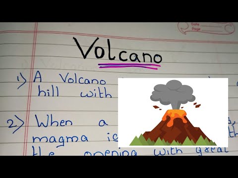 Video: What is the name of the mouth of a volcano?
