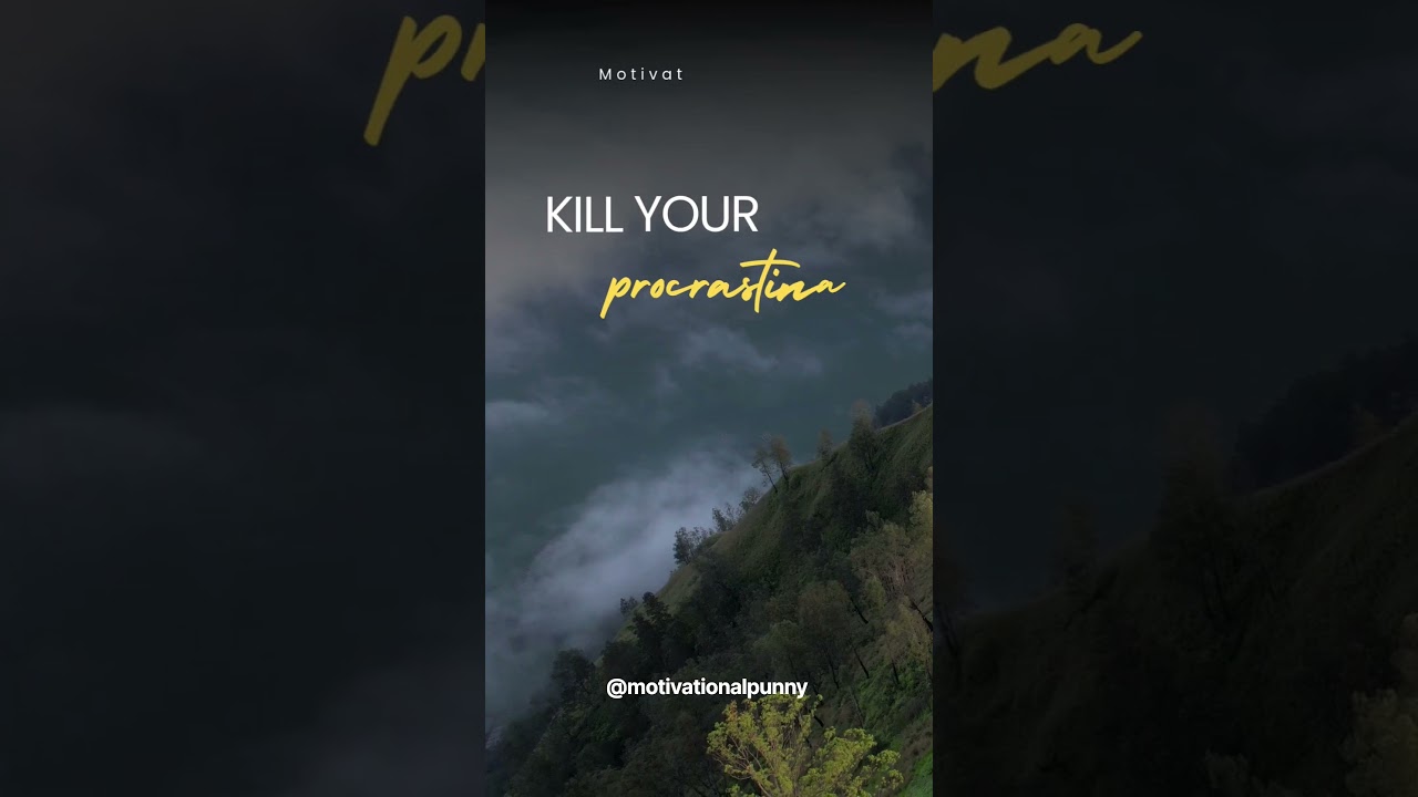 KILL YOUR PROCRASTINATION #procreate #motivationalquotes #motivational