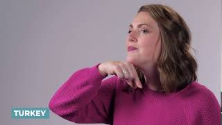 Learn How to Sign Turkey in ASL | LearnHowToSign.org