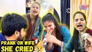 Prank On Wife Vlog😱| She Cried 😭| PRANK gone Wrong ❌