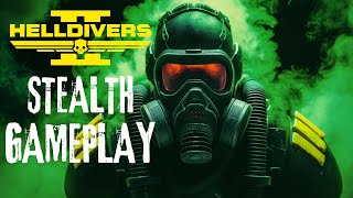 Helldivers 2: Stealth Gameplay (Destroy Bunkers Solo Helldive /// All Clear /// No Deaths)