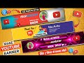 Youtube banner kaise banaye | New Banner Design🔥 | youtube channel banner kaise banaye