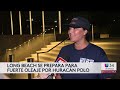 Long Beach se prepara ante oleaje elevado y riesgo de inundaciones por el Huracán Polo