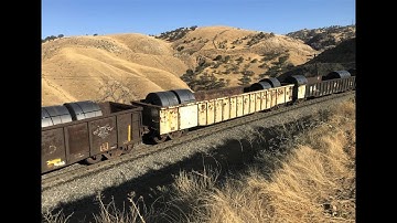 TEHACHAPI TRAINS FROM THE AIR 4K DRONE