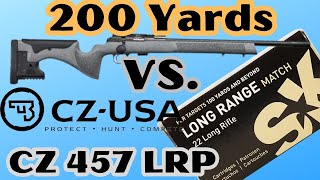 CZ 457 LRP - SK Long Range Match  200 yards