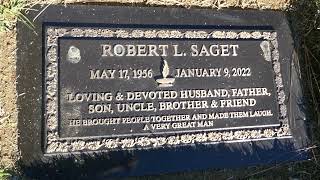 Comedian Bob Saget Grave at Mount Sinai Memorial Park Los Angeles California USA November 10, 2022