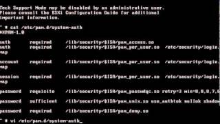 ESXi 4.1. Relax password complexity
