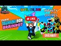 #Live Escape Tsunami for brainrots Giveaway Infinity strawberry elephant trading #Roblox #infinity