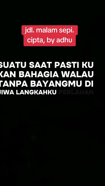 mal sepi, karaoke, adhu