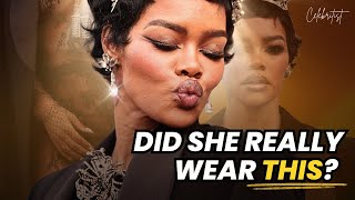 All Eyes Were On Teyana Taylors Enormous Jewelry, Not Her Sheer Lace Gown