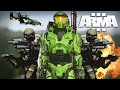 Being Saved by Insane Spartans as a UNSC Marine | Arma 3 HALO