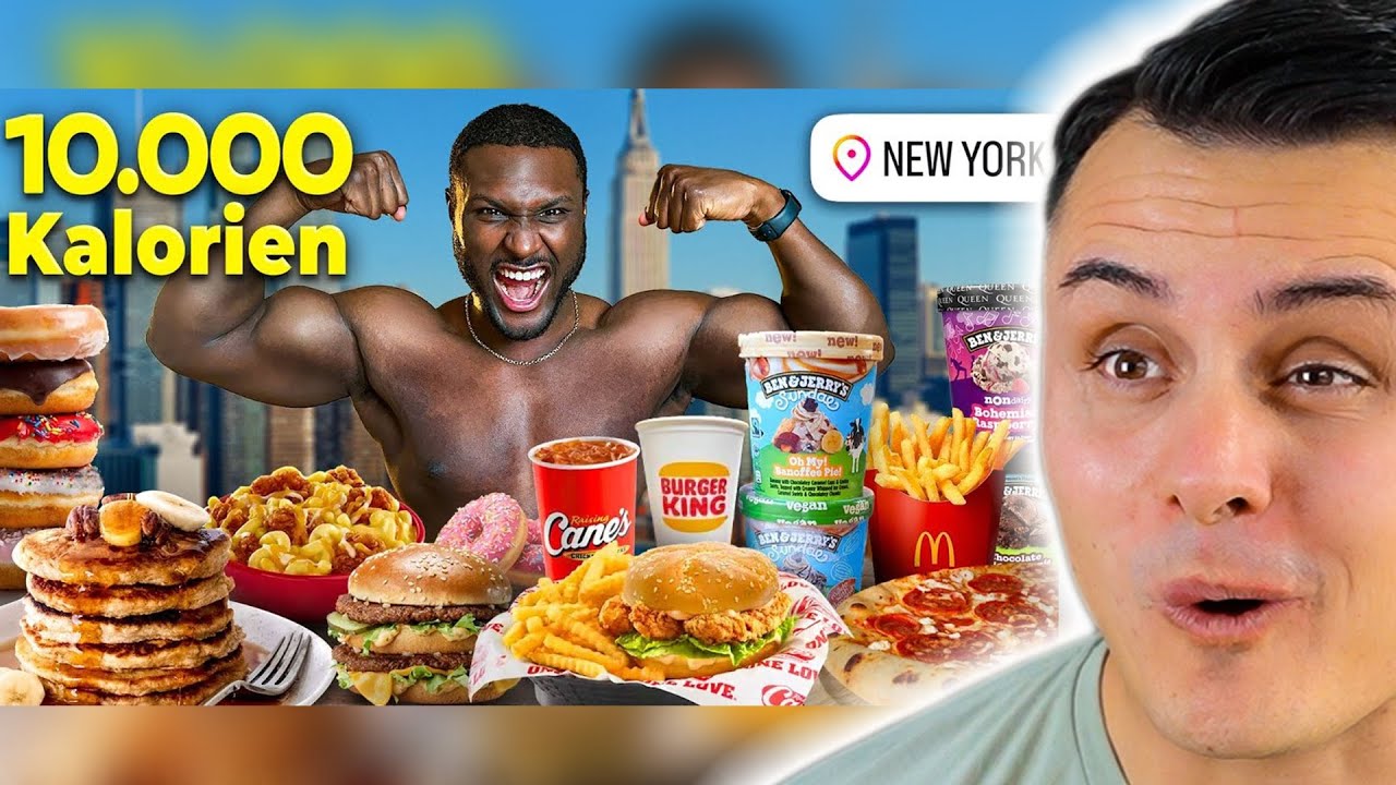 Dodo versucht die 10.000 Kcal Challenge in New York 😍 I The Franklin Reaktion